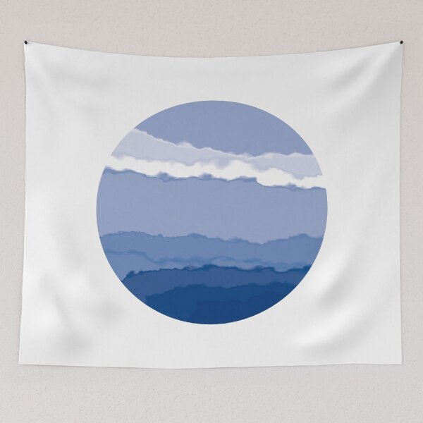 Item preview, Blue Dot Sunrise #2 designed and sold by EunsooLee.