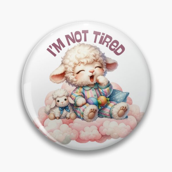 Item preview, I'm not Tired Sheep designed and sold by Lori Winslow Designs.