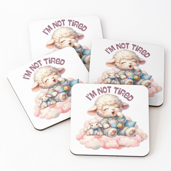 Item preview, I'm not Tired Sheep designed and sold by Lori Winslow Designs.