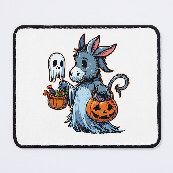 Item preview, Donkey Scary Halloween Ghost Spooky Pumpkin Candy designed and sold by Artistoos.