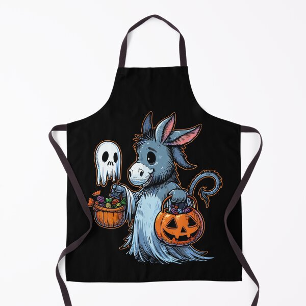 Item preview, Donkey Scary Halloween Ghost Spooky Pumpkin Candy designed and sold by Artistoos.