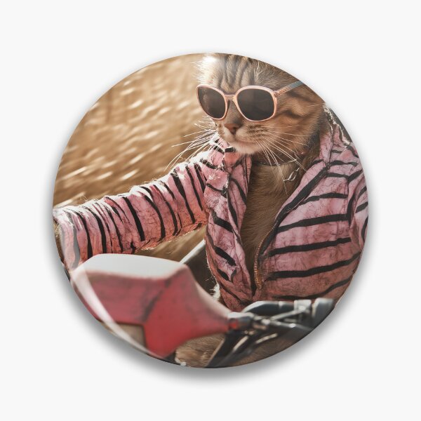 Item preview, Fashion cat on scooter designed and sold by Osintown.