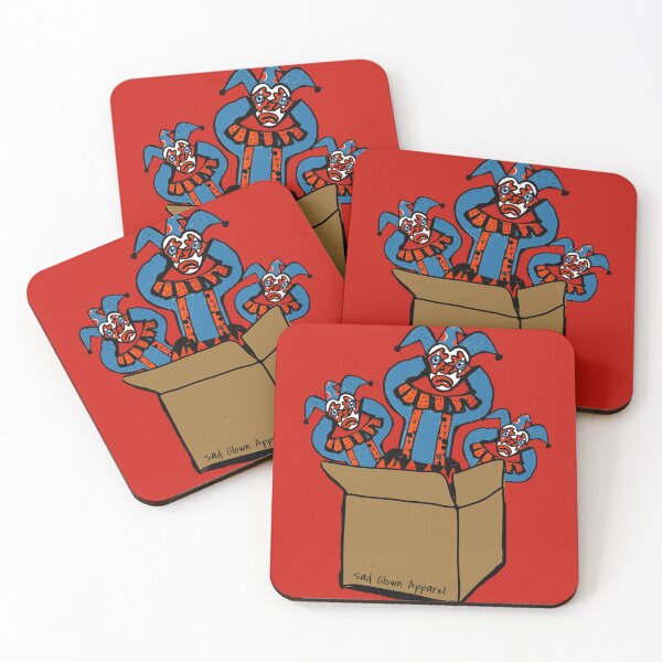 Item preview, Clowns in a box design  designed and sold by Alicia Perrelli.