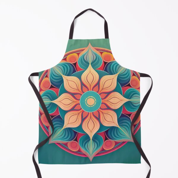 Item preview, An abstract medallion pattern design with overlapping, fluid shapes and gradient colors. designed and sold by HEMRO.