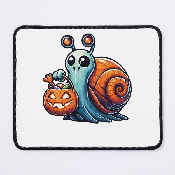 Item preview, Snail Scary Halloween Ghost Spooky Pumpkin Candy designed and sold by Artistoos.