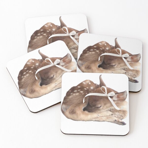Item preview, Coquette baby deer with a bow designed and sold by Pixiedrop.