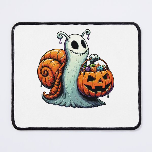 Item preview, Snail Scary Halloween Ghost Spooky Pumpkin Candy designed and sold by Artistoos.
