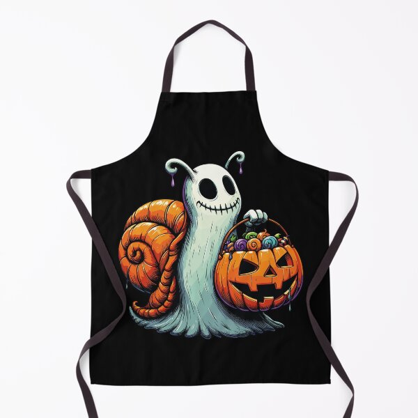 Item preview, Snail Scary Halloween Ghost Spooky Pumpkin Candy designed and sold by Artistoos.