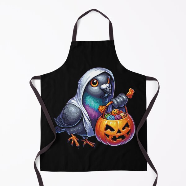 Item preview, Pigeon Scary Halloween Ghost Spooky Pumpkin Candy designed and sold by Artistoos.