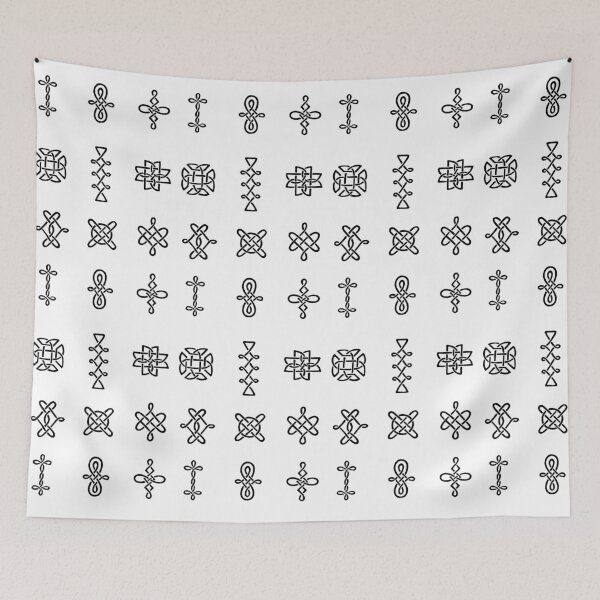 Item preview, Celtic knots in black outlines. designed and sold by claireseyeview.