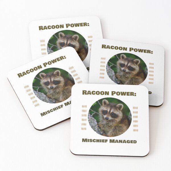 Item preview, Racoon Power - Mischief Managed designed and sold by Lisajarosik.