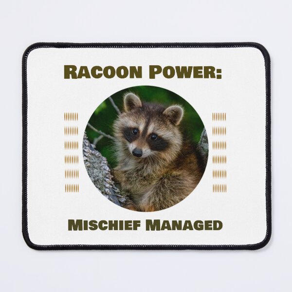 Item preview, Racoon Power - Mischief Managed designed and sold by Lisajarosik.