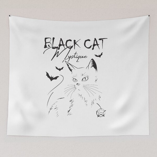 Item preview, Purr-fect Halloween Black Cat Mystique designed and sold by SoContagious.