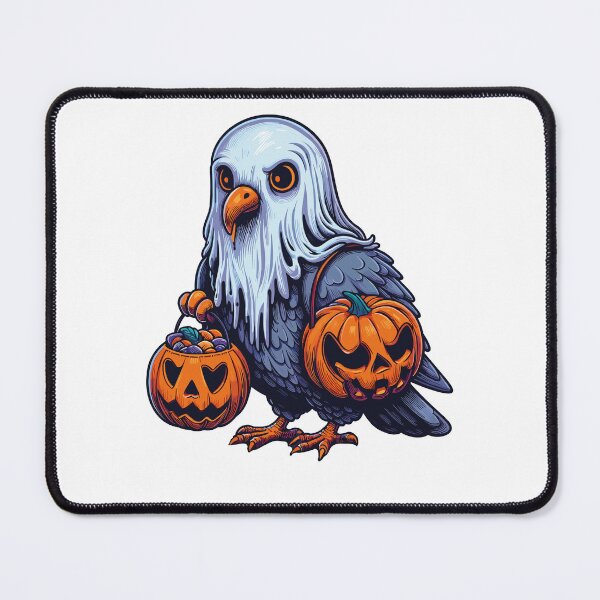 Item preview, Pigeon Scary Halloween Ghost Spooky Pumpkin Candy designed and sold by Artistoos.
