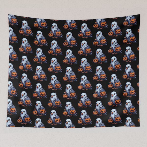Item preview, Pigeon Scary Halloween Ghost Spooky Pumpkin Candy designed and sold by Artistoos.