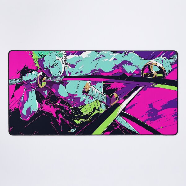 Vista previa del artículo con la obra «El mejor anime de Roronoa Zoro, el pirata espadachín», diseñado y vendido por AnimeArsenalPrints.
