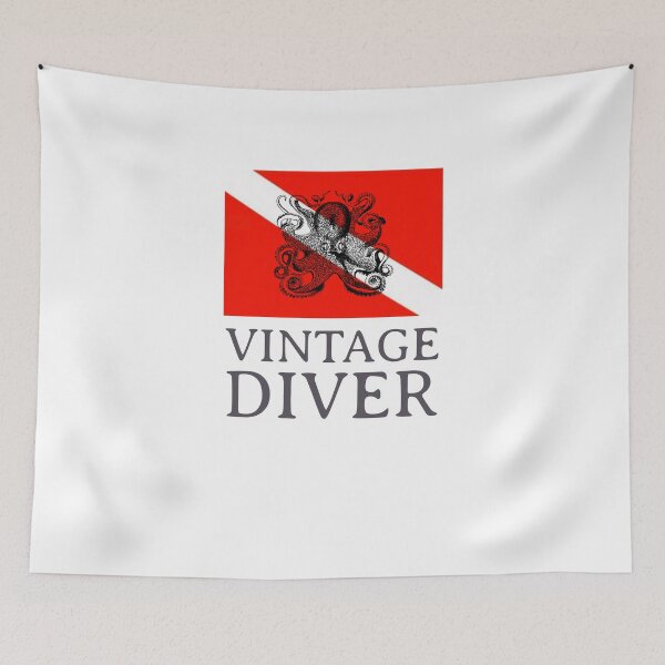 Item preview, Vintage Diver - Octopus designed and sold by Lisajarosik.