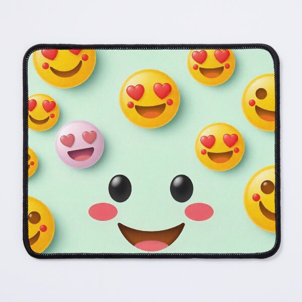 Item preview, Realistic Cute Emoji Background designed and sold by hjian8219.