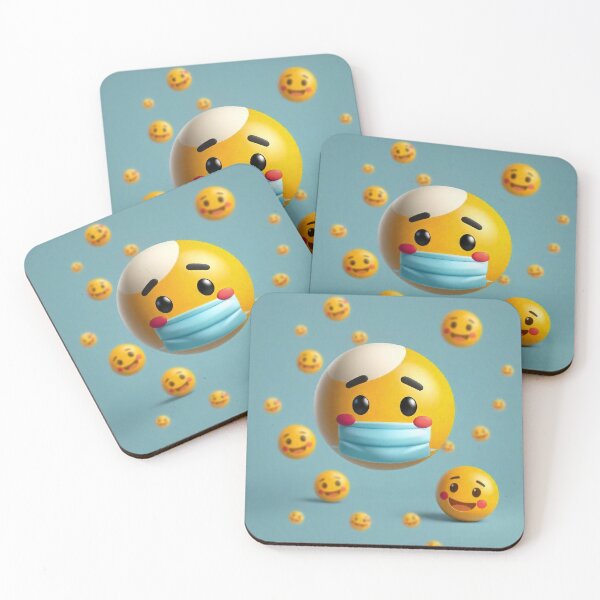 Item preview, Realistic Cute Emoji Background designed and sold by hjian8219.