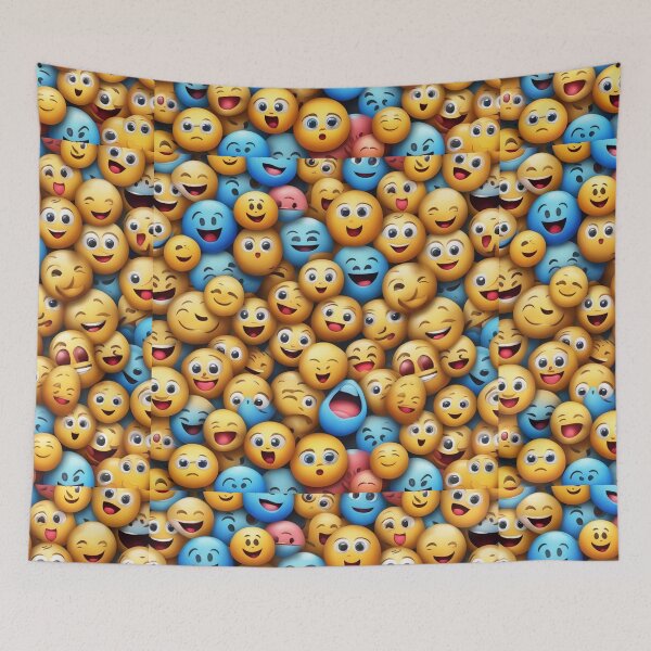 Item preview, Realistic Cute Emoji Background designed and sold by hjian8219.