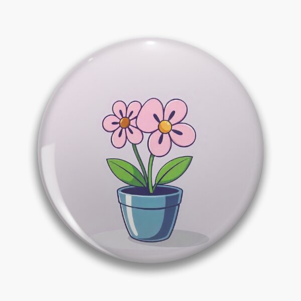 Item preview,  Free Vector Cute Flower in Pot Cartoon Icon designed and sold by hjian8219.