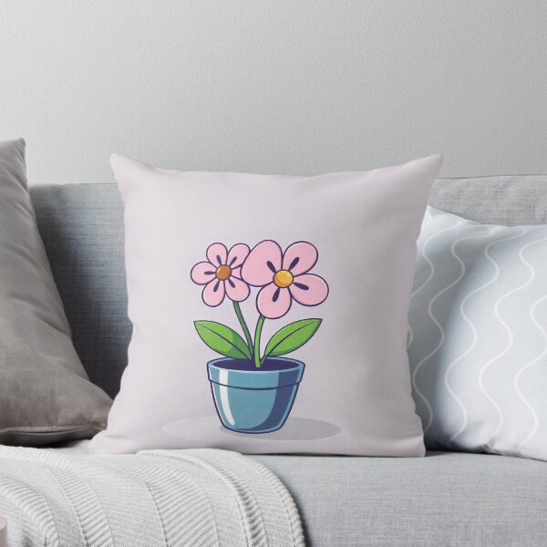 Item preview,  Free Vector Cute Flower in Pot Cartoon Icon designed and sold by hjian8219.
