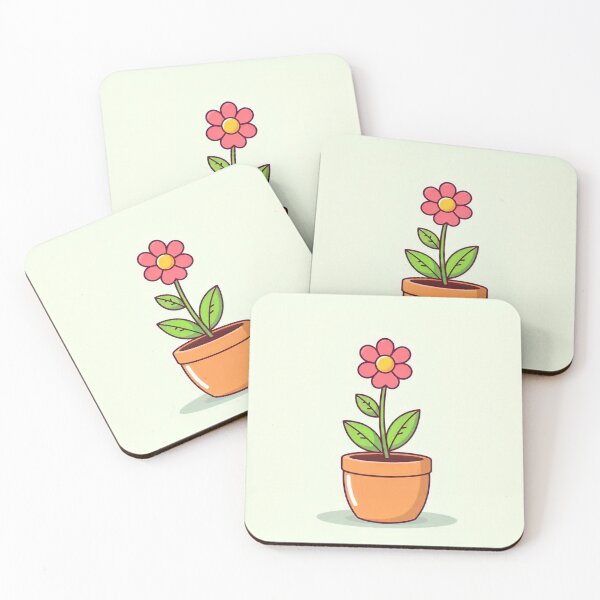 Item preview,  Free Vector Cute Flower in Pot Cartoon Icon designed and sold by hjian8219.