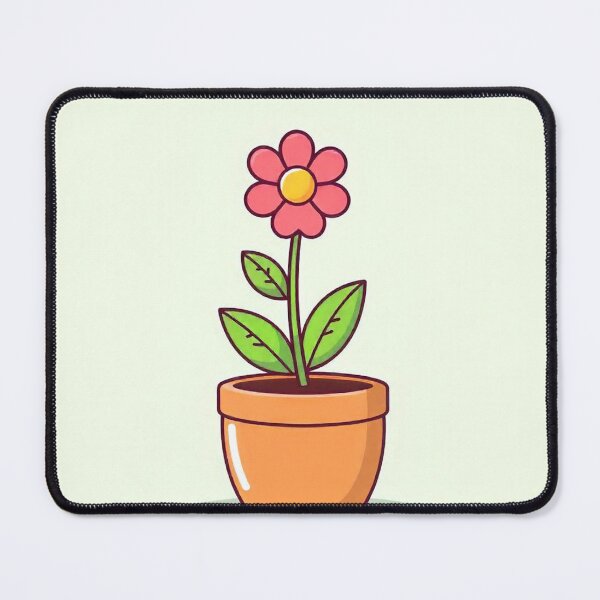 Item preview,  Free Vector Cute Flower in Pot Cartoon Icon designed and sold by hjian8219.
