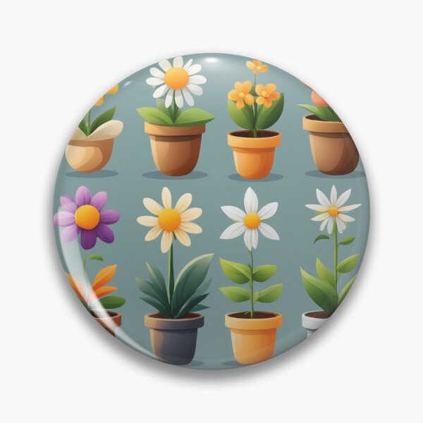 Item preview,  Free Vector Cute Flower in Pot Cartoon Icon designed and sold by hjian8219.
