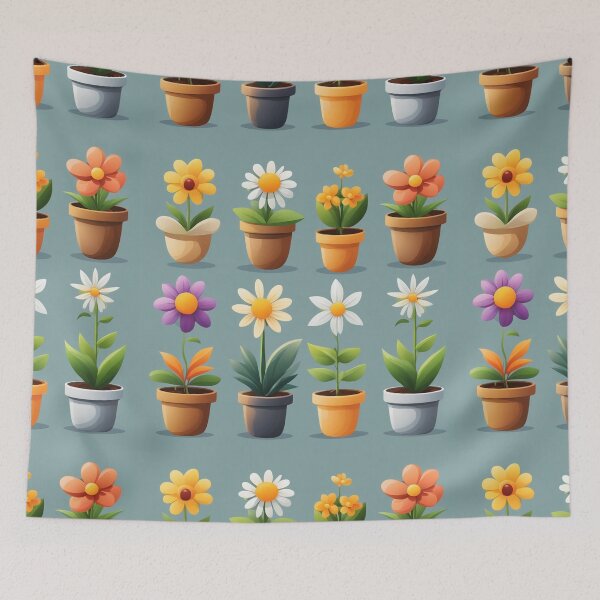 Item preview,  Free Vector Cute Flower in Pot Cartoon Icon designed and sold by hjian8219.