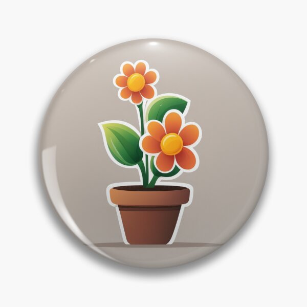 Item preview,  Free Vector Cute Flower in Pot Cartoon Icon designed and sold by hjian8219.