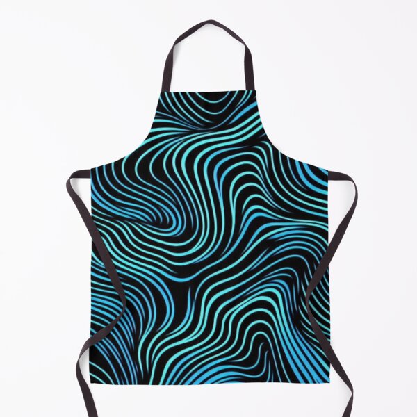 Item preview, blue waves,illusion line art, curves, abstract pattern designed and sold by Yas_oma.