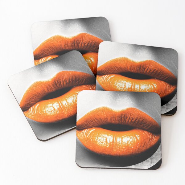 Item preview, Vibrant Orange Lips designed and sold by StormNZDesign.
