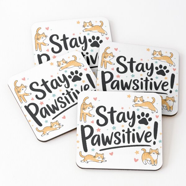 Item preview, Stay Pawsitif: Cats and Stars to Keep Smiling! designed and sold by H&F Shop.