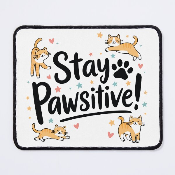 Item preview, Stay Pawsitif: Cats and Stars to Keep Smiling! designed and sold by H&F Shop.