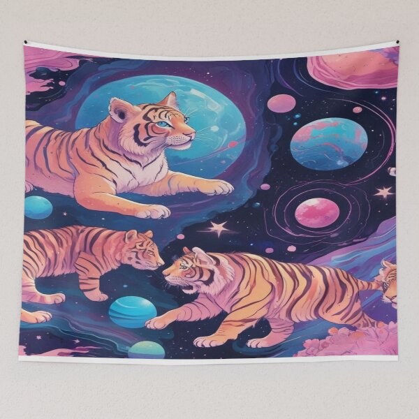 Item preview, Space Tiger #7 designed and sold by TheLoveBelowTae.