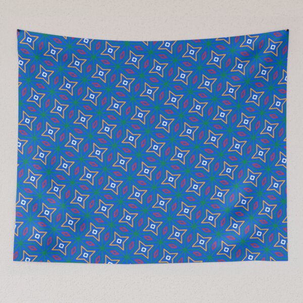 Item preview, PRETTY PATTERNS, 4 POINT STAR, COLOURFUL HOME DECOR designed and sold by larissa-myrie.