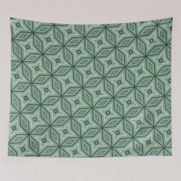 Item preview, PRETTY PATTERN, 4 POINT STAR, COLOURFUL HOME DECOR designed and sold by larissa-myrie.