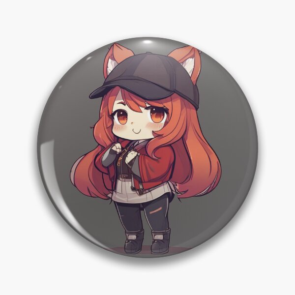Item preview, Girl with Hat and CatEars designed and sold by KnottyToons.