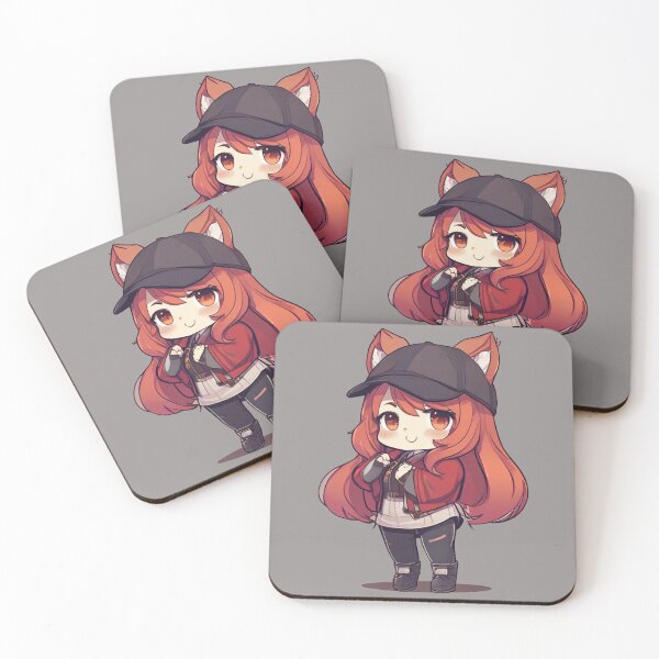 Item preview, Girl with Hat and CatEars designed and sold by KnottyToons.
