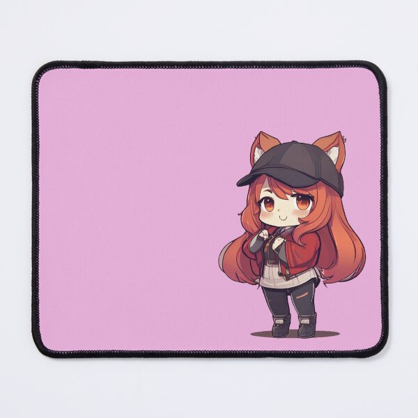 Item preview, Girl with Hat and CatEars designed and sold by KnottyToons.