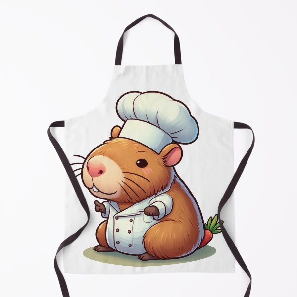 Item preview, Chef Capybara Cooks Up Cuteness designed and sold by tCreative150.