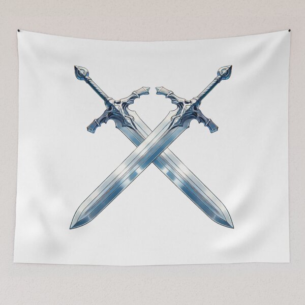 Item preview, Crossed Swords Two Blades Across Either Family Crest designed and sold by kylmllr101684.
