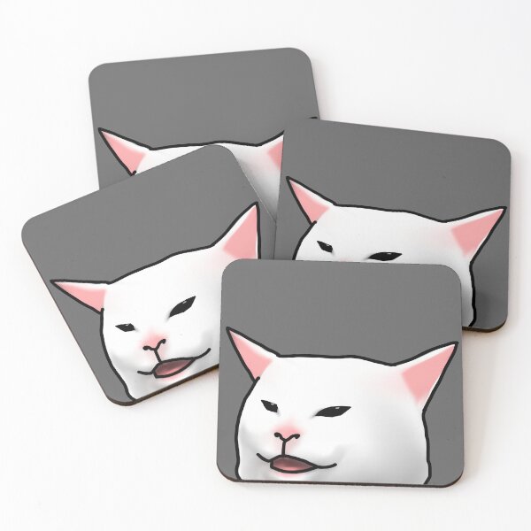 Item preview, salad cat smudge cat angry cat designed and sold by LifeWithMeme.