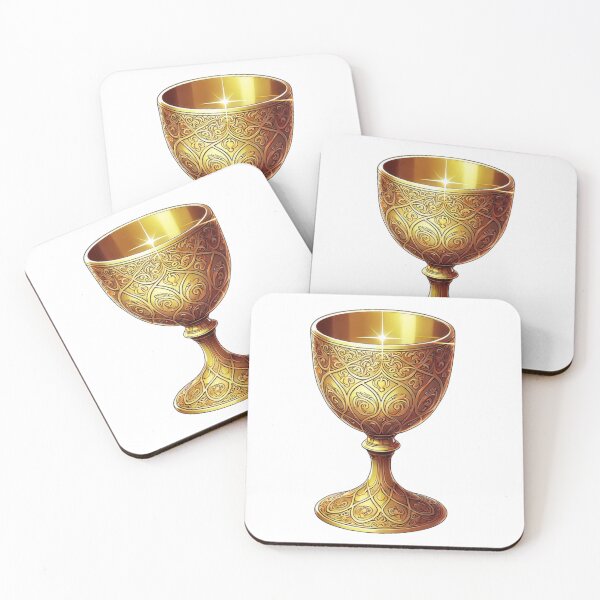 Item preview, Gold Cup Chalice Goblet Fantasy Wine Glass designed and sold by kylmllr101684.