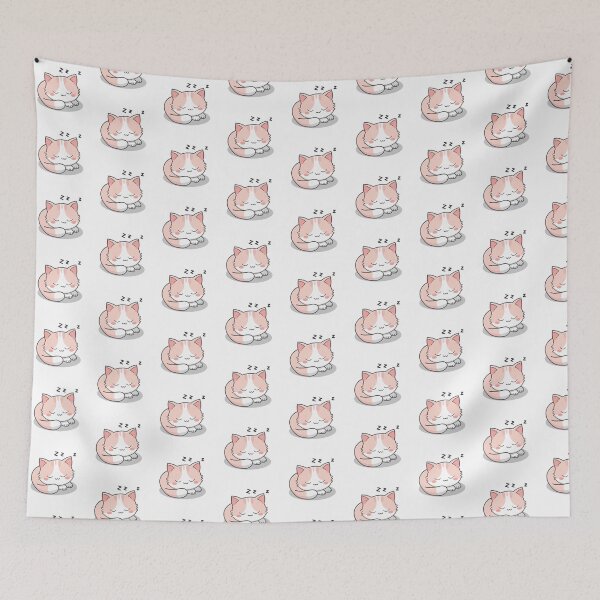 Item preview, Cute sleeping cat print designed and sold by Fres Design.