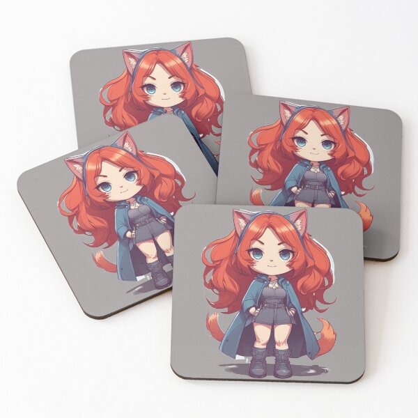Item preview, Cute Anime Detective Cat Girl designed and sold by KnottyToons.