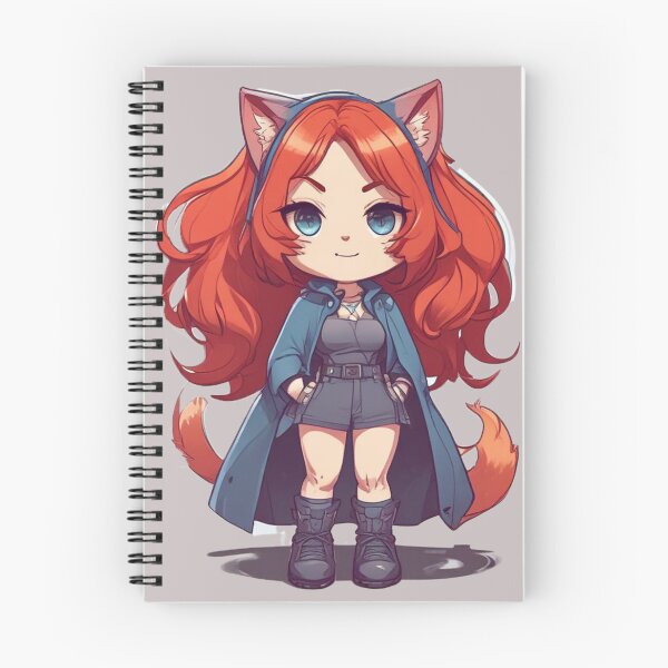 Item preview, Cute Anime Detective Cat Girl designed and sold by KnottyToons.