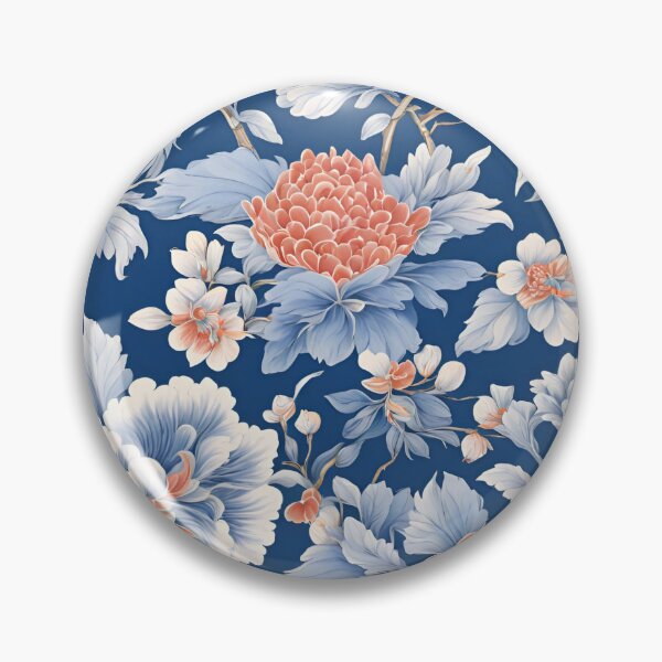 Item preview, Floral Chinoiserie Pattern V1 designed and sold by ThePinkProject.