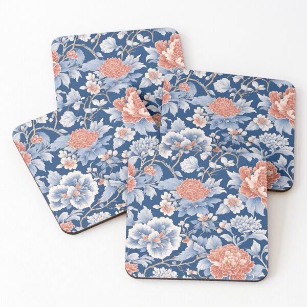 Item preview, Floral Chinoiserie Pattern V1 designed and sold by ThePinkProject.